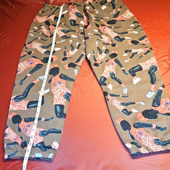 Jordan Pants - Fleece Joggers from "Jordan" Artist Series by Parker Duncan Brooklyn  NWT 2XL